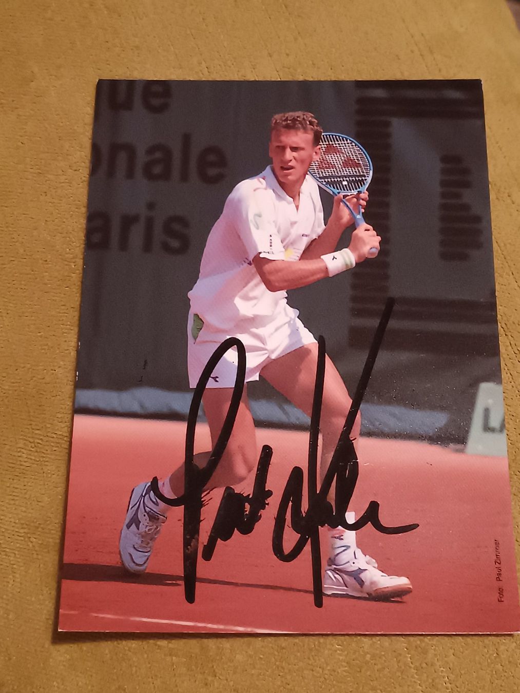 Autografi: Patrick Kürten -Tennnis - handsigniert – Usato da Menziken venduto da Autogramme
