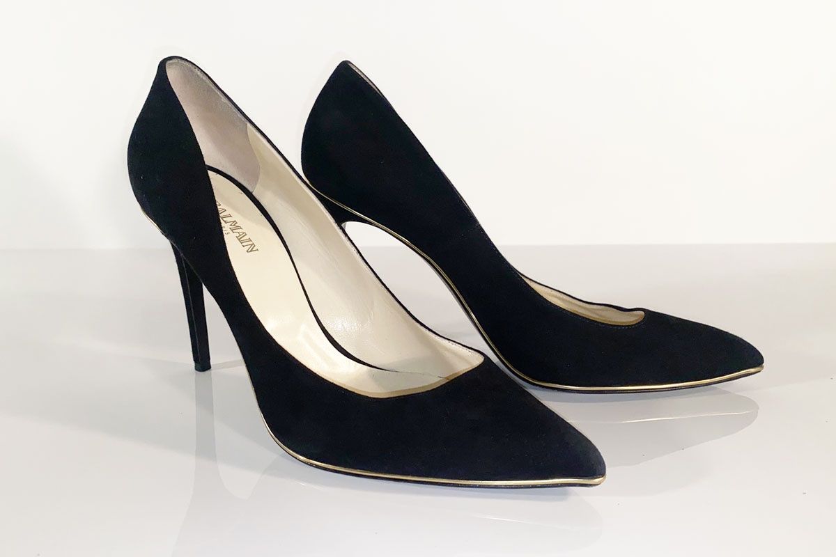 Balmain Damenschuhe: Balmain Pumps High Heels schwarz Gr. 41 – Neu (gemäss Beschreibung) aus Ballwil von ClassicGallery