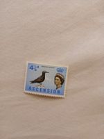 Timbre rare Ascension 4 1/2 d, Reine Elisabeth II!
