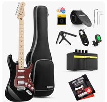 + Donner 39 Zoll E-Gitarre Anfänger ST Elektrische Gitarren