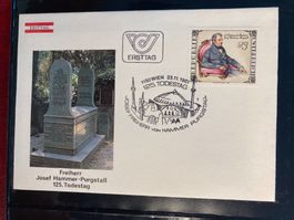 Österreich 1981 ill. Ersttagsbrief Freiherr Hammer-Purgstall