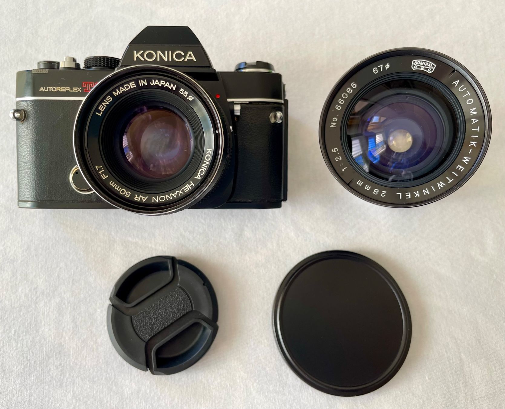 Konica Autoreflex TC Set – 50mm + 28mm – Filmgetestet (D'occasion) à ...