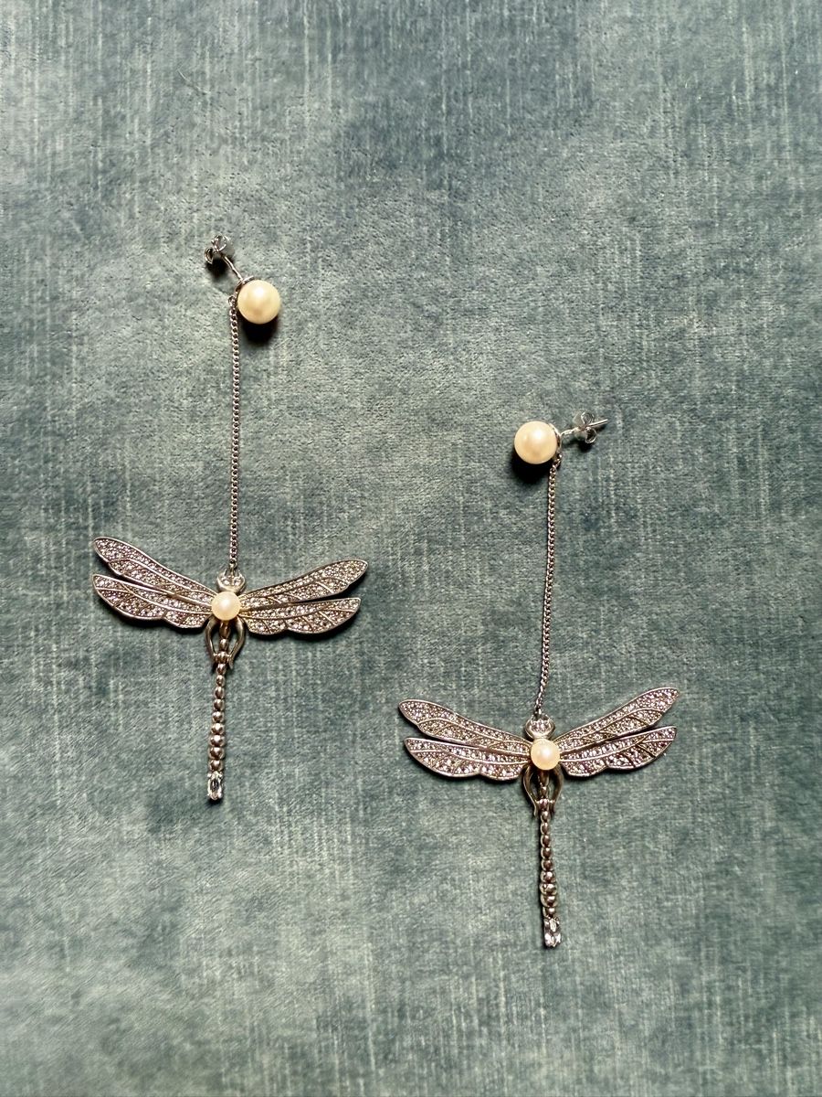 Orecchini pendenti & Orecchini a lobo: Silver earrings dragonfly  – Usato da Barna venduto da orbuyorcry