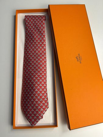 Hermès Kleeblatt Krawatte