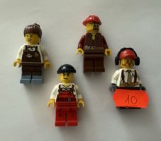 4 Stück Lego Figuren Bauarbeiter.