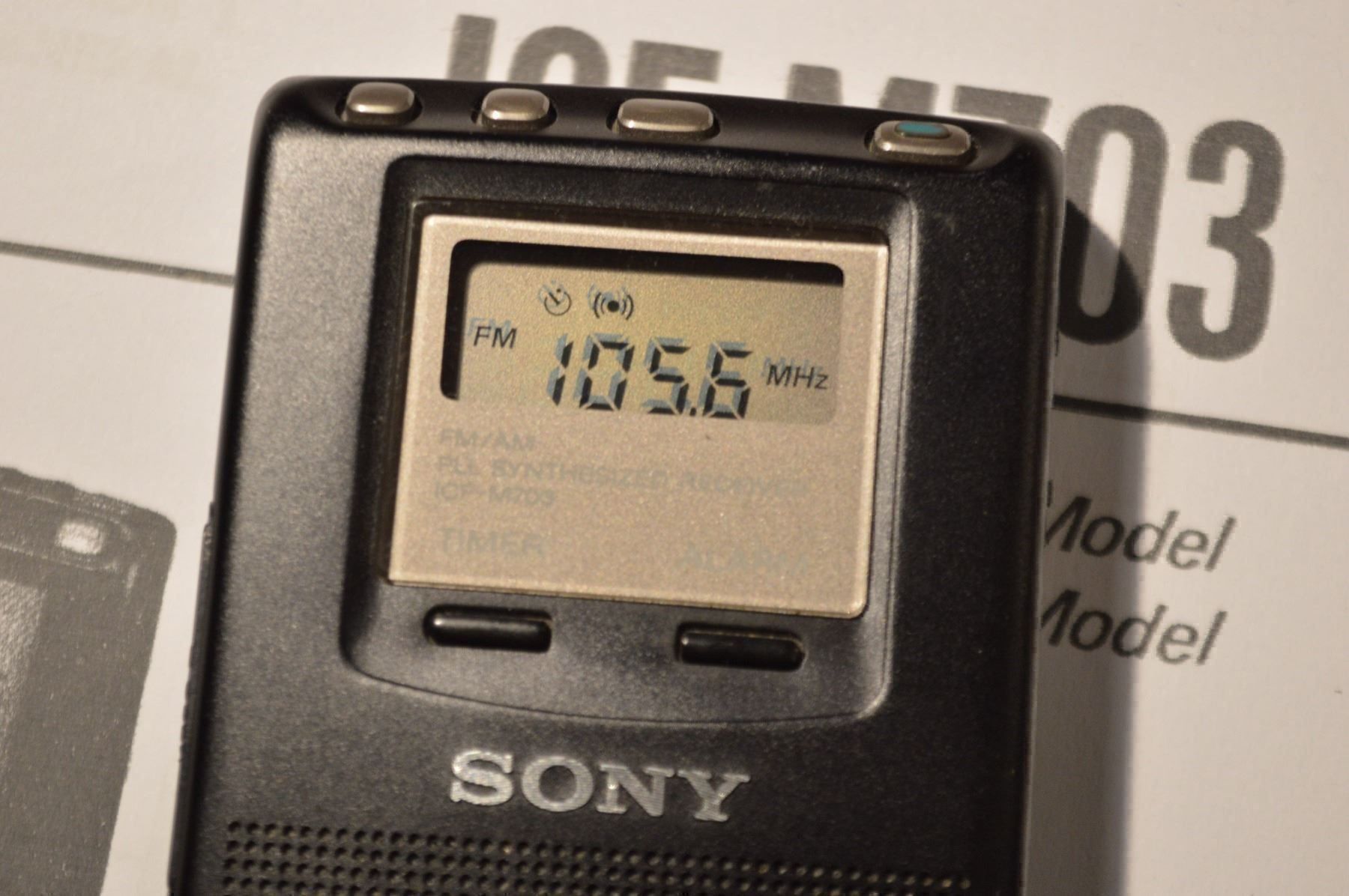 Sony Radios: Sony ICF-M703 mini Vintage FM Receiver – Gebraucht aus Mauren TG von xkr1998