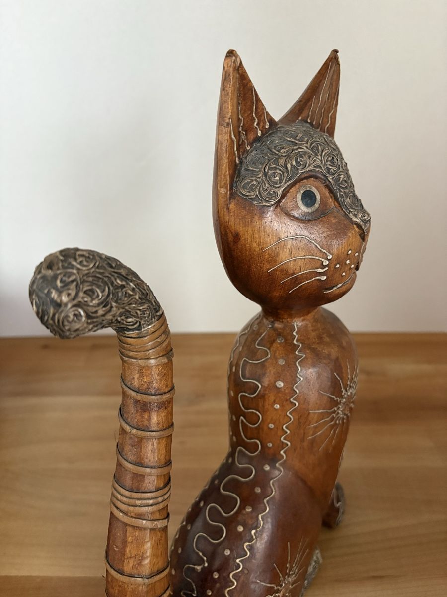 Tutte le decorazioni: Katze Figur aus Holz – Usato da Rümlang venduto da SchumBru10 4