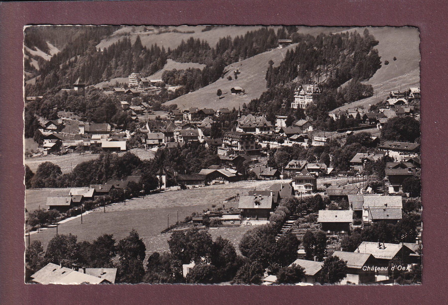 Cartoline postali: Une Partie de CHÂTEAU D'OEX – Usato da Pully venduto da nicecards
