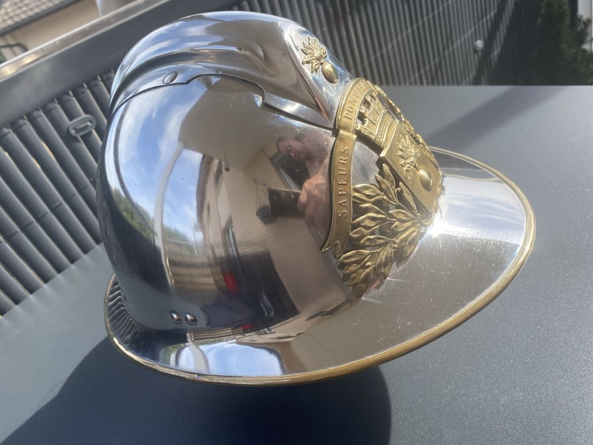 Pompieri: Casque pompiers modèle  1933  – Usato da bôle venduto da Pilou83 1