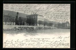 AK Neuchatel, Hotel Bellevue, 1906