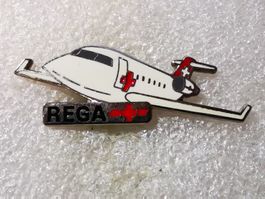 Ansteckpin 56: Flugzeug Rega Jet