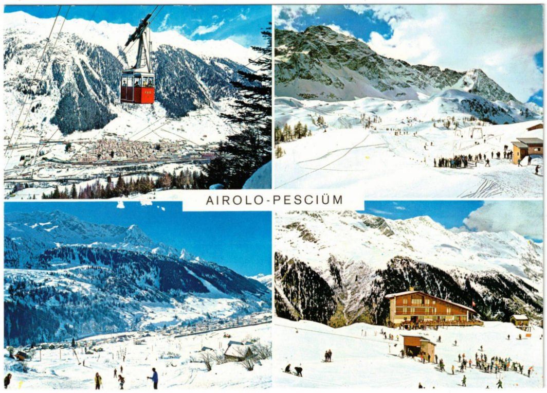 Ansichtskarten: Airolo - 4 Bild AK – Gebraucht aus Binningen von Mountainrider