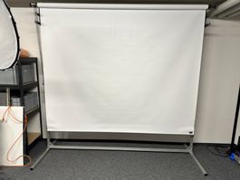Fotohintergrund System, rollbar + Vinyl Weiss 2.75m x 6m