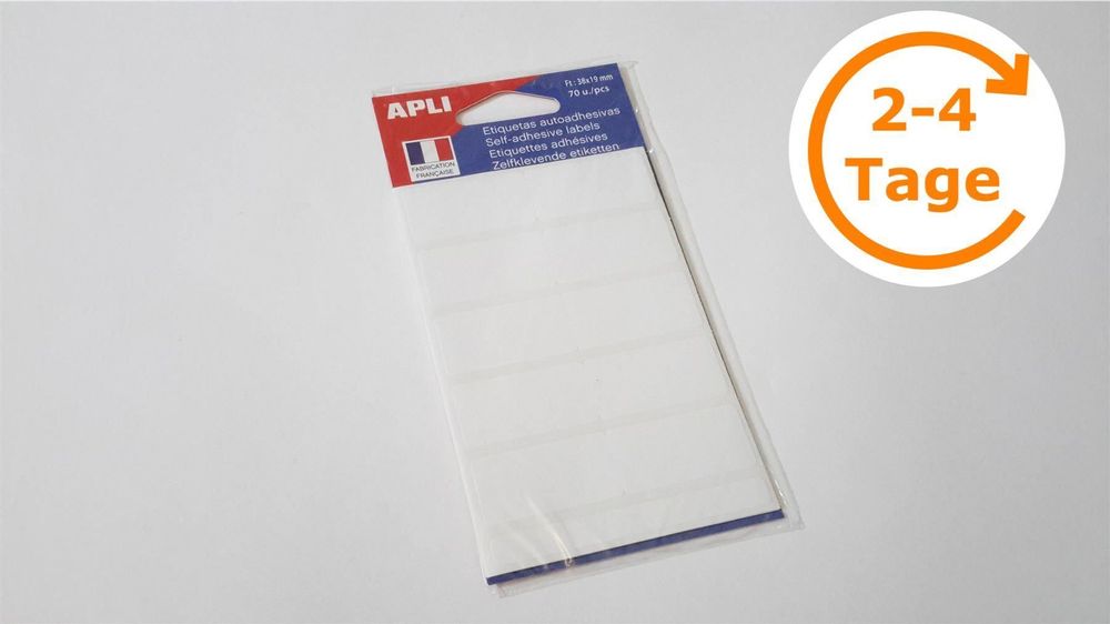 500 Stück, 38 X 13 Mm, Aufkleber Etiketten Selbstklebend Klebeetiketten
