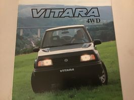Suzuki Vitara 4 WD Verkaufsprospekt 24 Seiten Juli 1991