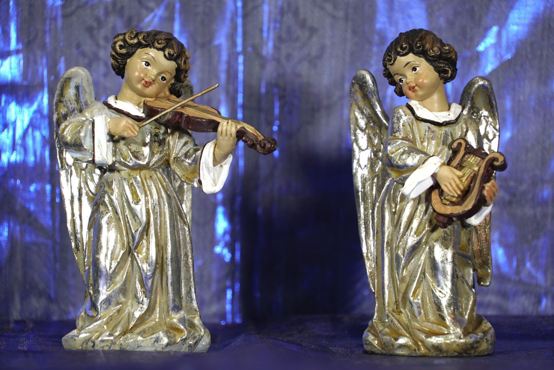 Tutte le decorazioni: Paar liebliche Engelfiguren – Usato da Meggen venduto da Brockitare