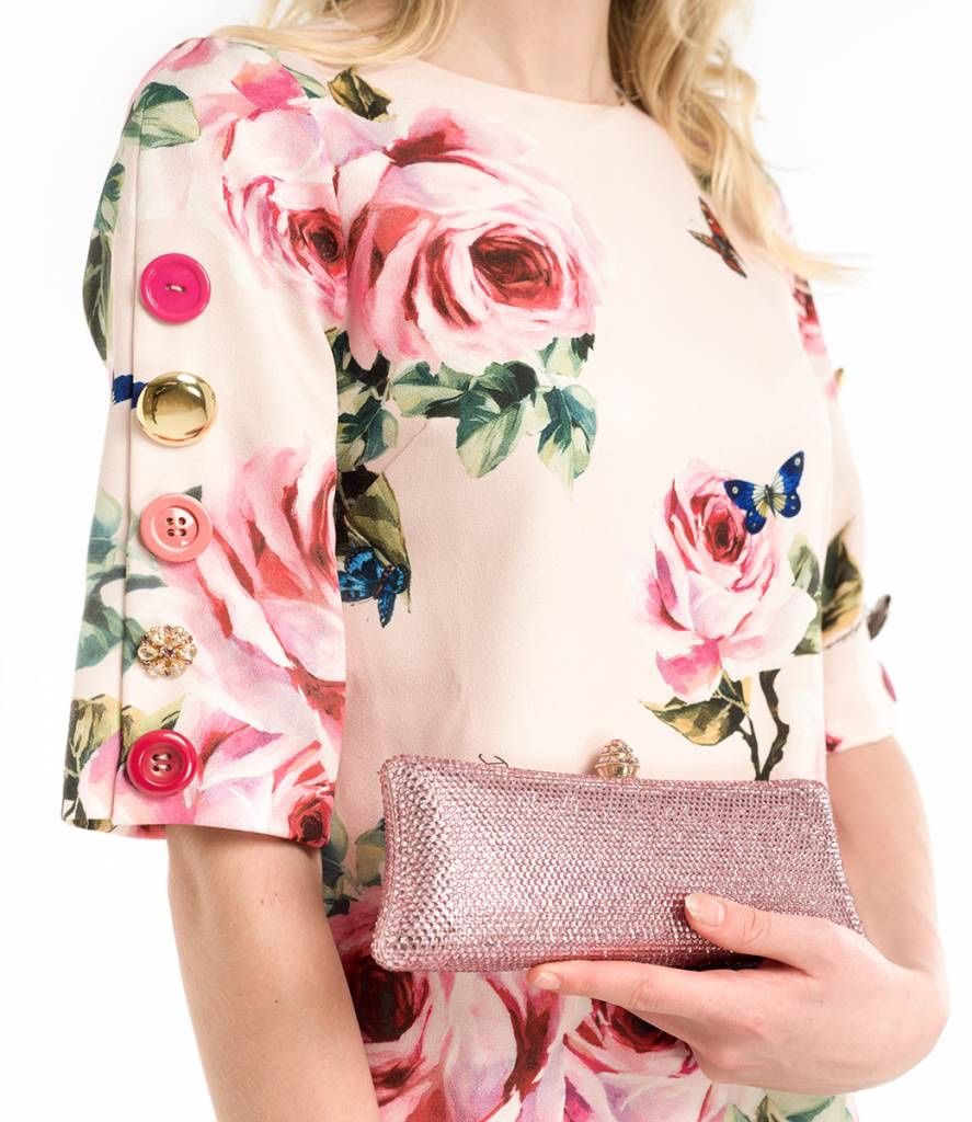 Dolce & Gabbana Vestiti: DOLCE & GABBANA MINIKLEID MIT FLORALEM MUSTER – Usato da Altendorf venduto da Ro 1