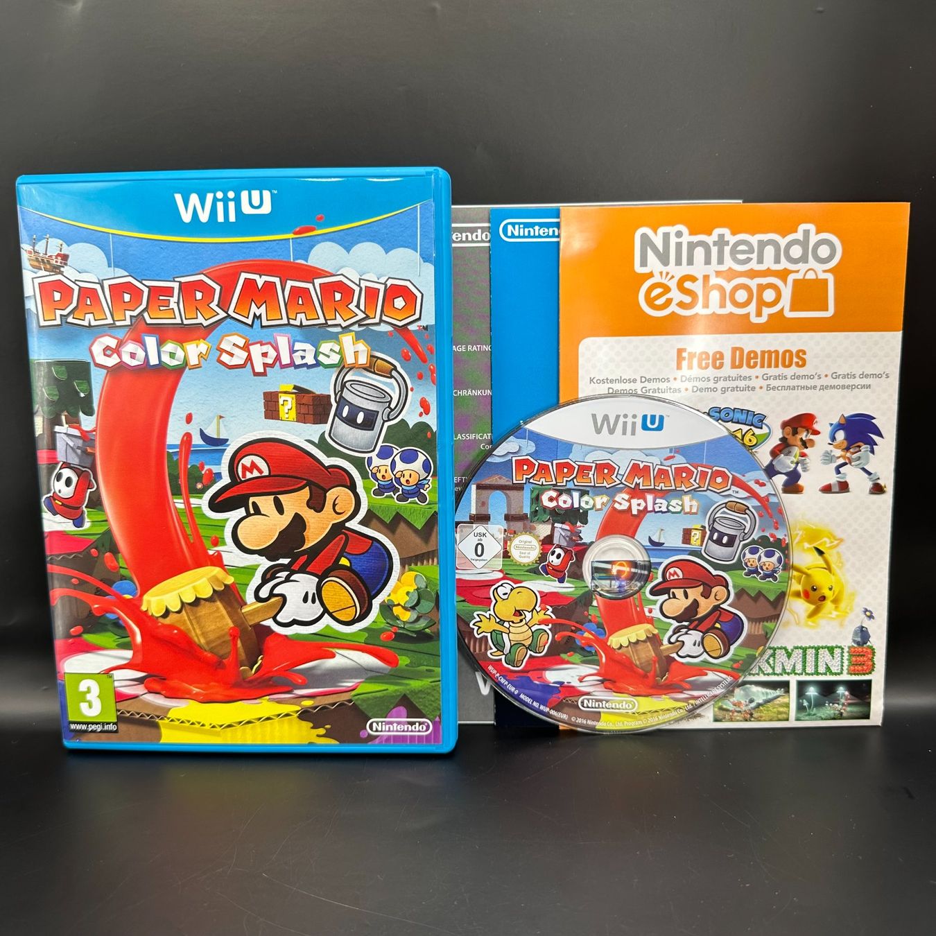 Nintendo Spiele: Paper mario Color Splash Wii U – Gebraucht aus Düdingen von Nerdworld