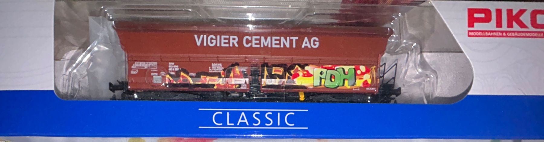 Piko Modellini di ferrovie: H0/DC Piko 58356C Vigier Cement AG – Nuovo (secondo la descrizione) da Belp venduto da AEMA-Modellbau