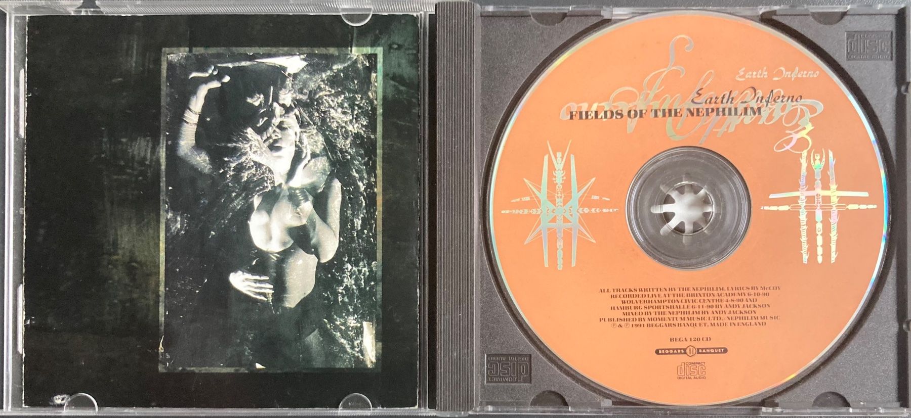 CDs: FIELDS OF NEPHILIM - EARTH INFERNO – D'occasion à Poliez-Pittet par Newtown-Records 2
