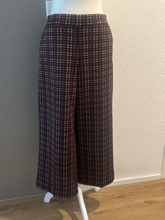 Damen Hose Culotte kariert von Goldenpoint Gr. L