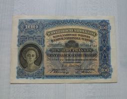 Schweiz ++ 100.- Franken 16. Oktober 1947