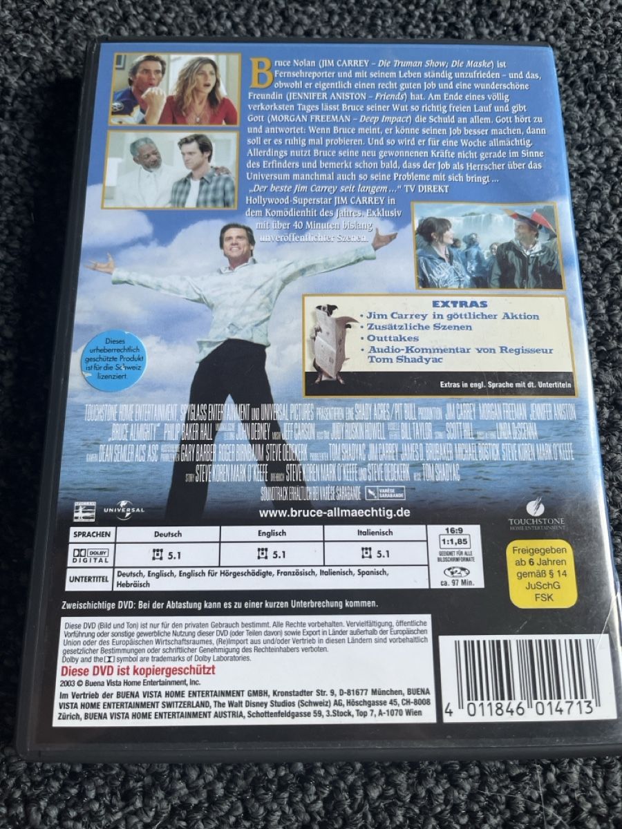 Tous les DVDs: Bruce Allmächtig DVD (21775) – D'occasion à Ruswil par jan_bxl5 1
