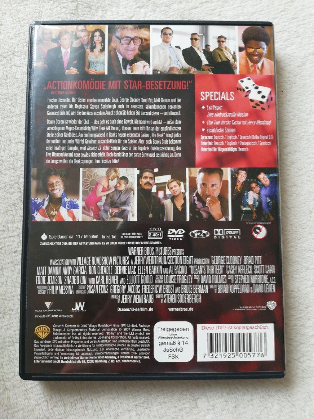 Tutti i DVDs: DVD Ocean's 13 – Usato da Büttikon AG venduto da Amineah 1