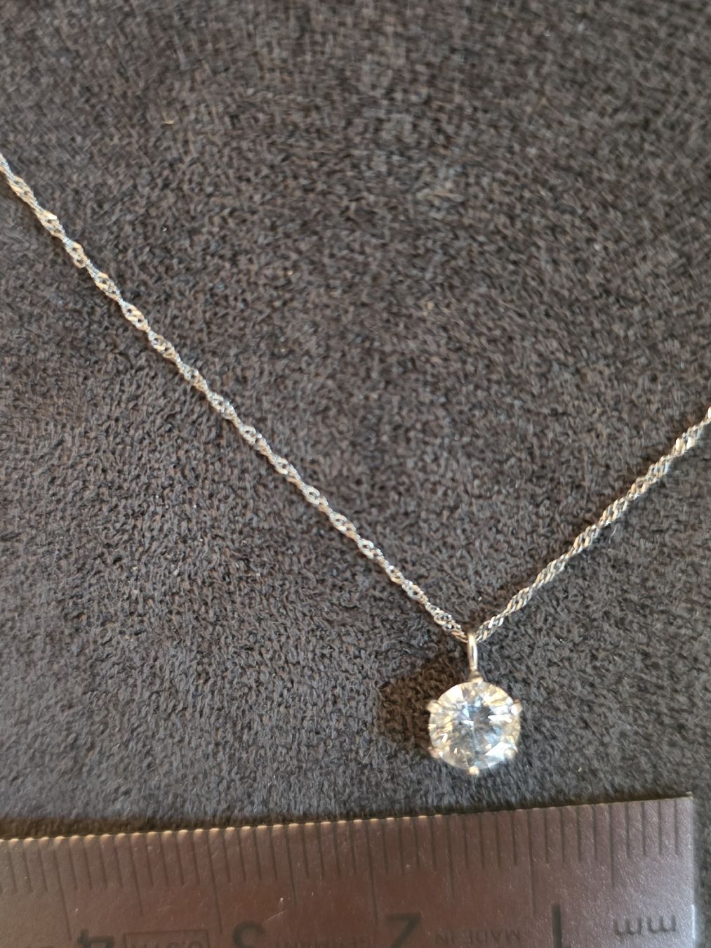 Catenine: 850 Platin Kette mit 0.50ct Diamanten – Usato da Binningen venduto da lieblingsstyle 3