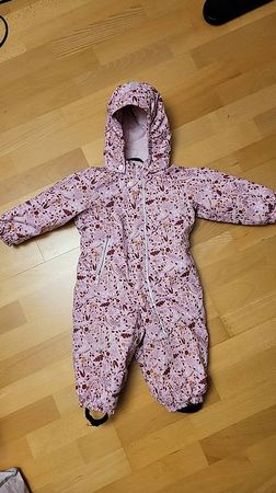 pinker REIMA Schneeanzug / Schneeoverall Puhuri Gr. 80