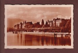 GENEVE - Palais des Nations et Quai Wilson - 1928