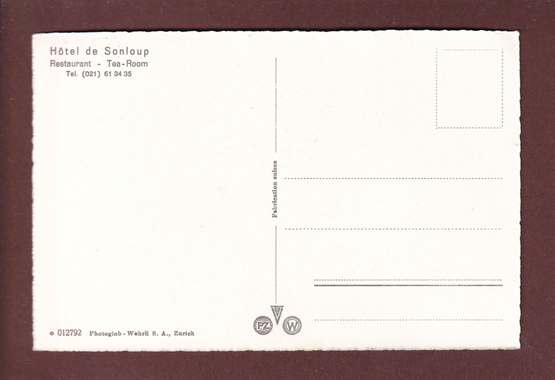 Cartoline postali: COL DE SONLOUP - Grammont – Usato da Pully venduto da nicecards 1