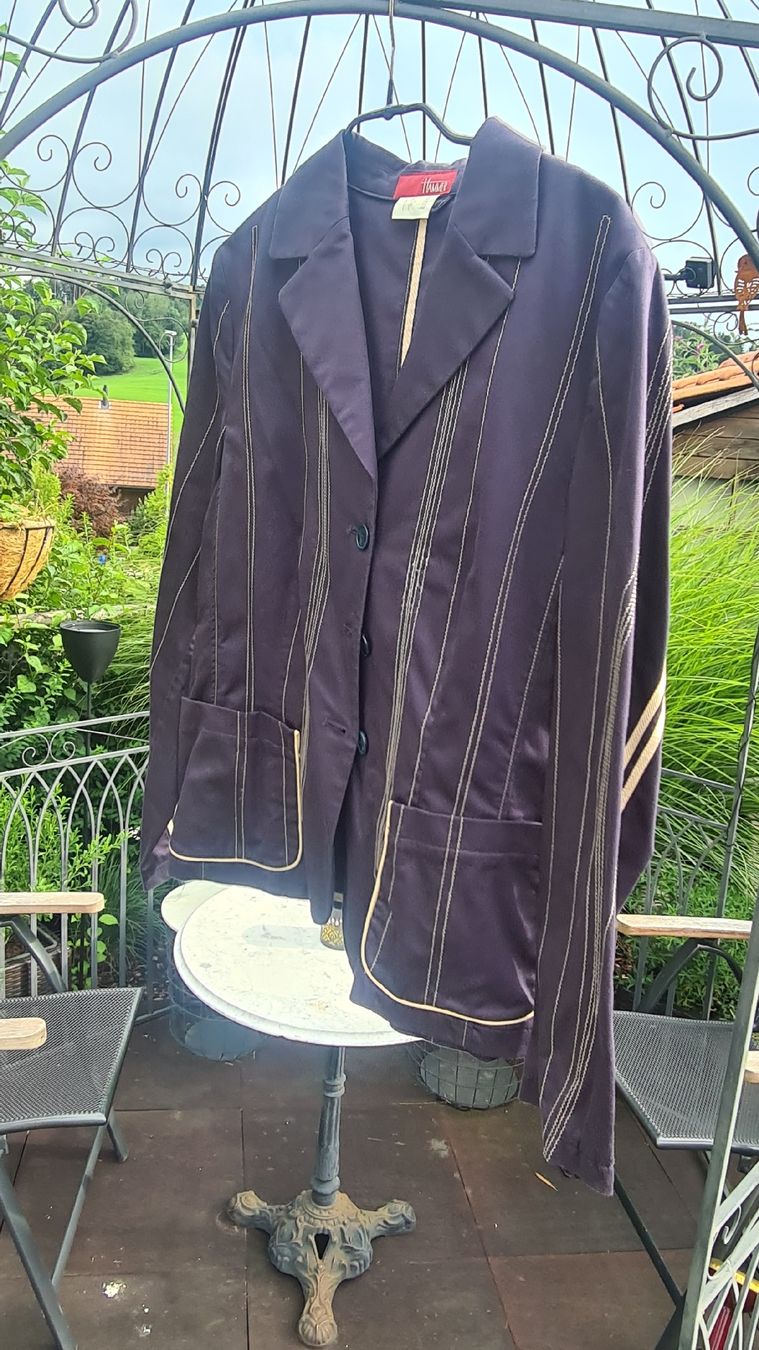 Giacche: Hammer Blazer Gr. 40, Grau mit beigen Streifen top – Usato da Dussnang venduto da Mak13