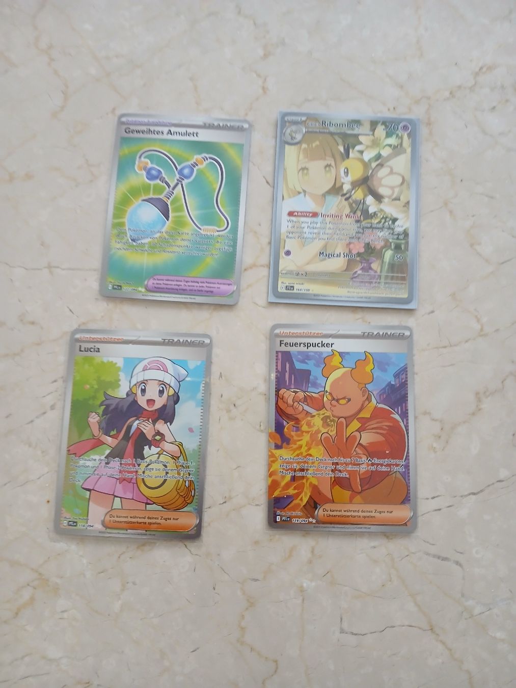 Cartoline: 4 pokemon spezialkarten near mint – Nuovo (secondo la descrizione) da Reichenburg venduto da Tutti81