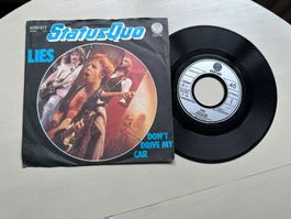 STATUS QUO tolle Single Lies Kult Top Hit Rock 80's Metal