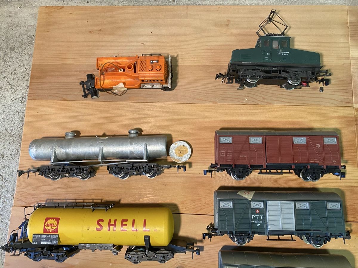 Modellini di ferrovie: Eisenbahnwaggons Spur H0 – Difettoso da Biel-Benken BL venduto da lau_7h7y 1