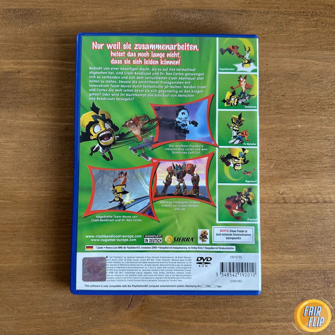 Giochi: Playstation 2 Crash Twinsanity – Usato da Luzern venduto da fairflip 2