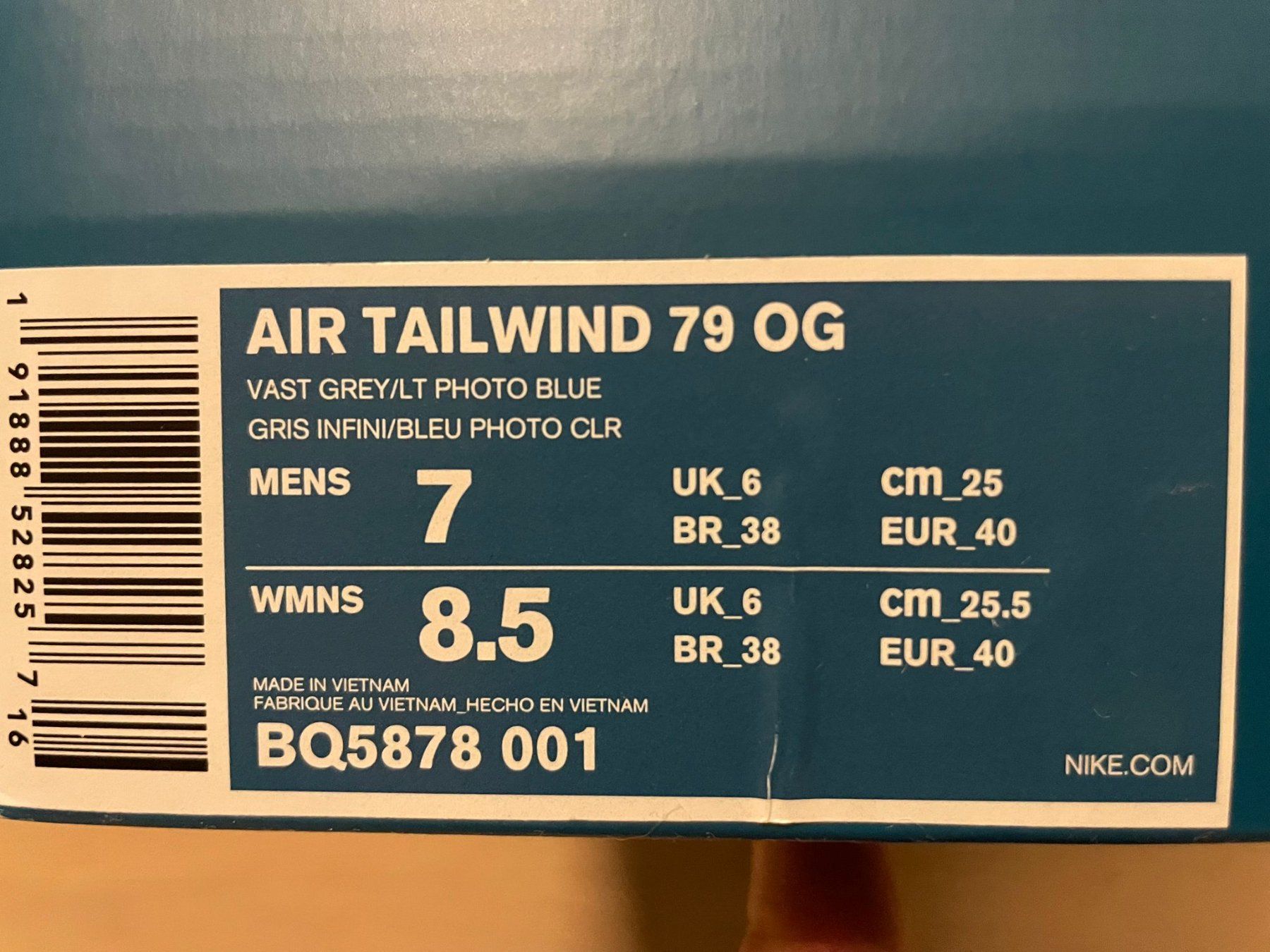 Nike Herrenschuhe: Nike air tailwind 79 OG limited edition, Size 40 – Neu und originalverpackt aus Zürich von joa_xg9v 1