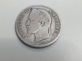 🇫🇷 France 2 Francs 1866 Silver .835 ~10g