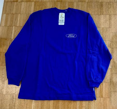 neuer Ford blauer Langarmshirt Gr XL