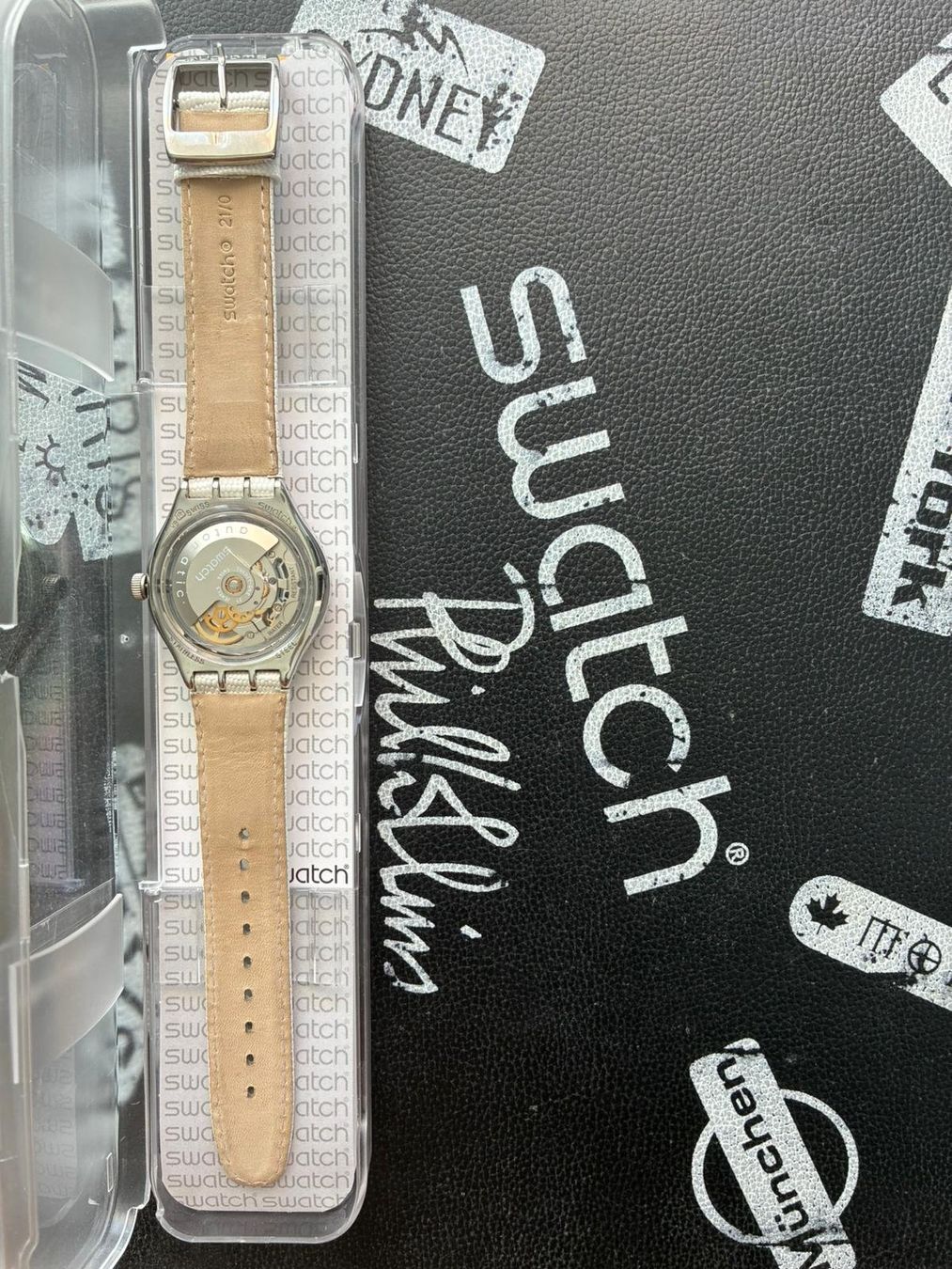 Swatch Orologi: Swatch Uhr Irony Automatic Rosetta Bianca YAS109 – Nuovo (secondo la descrizione) da Orpund venduto da Dracaris77 1