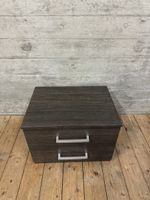 Nachtkästchen Nachttisch Kommode Dunkelbraun 2 Schubladen