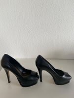 Elegante San Marina Peep Toe Pumps, schwarz, Gr. 36- Top...