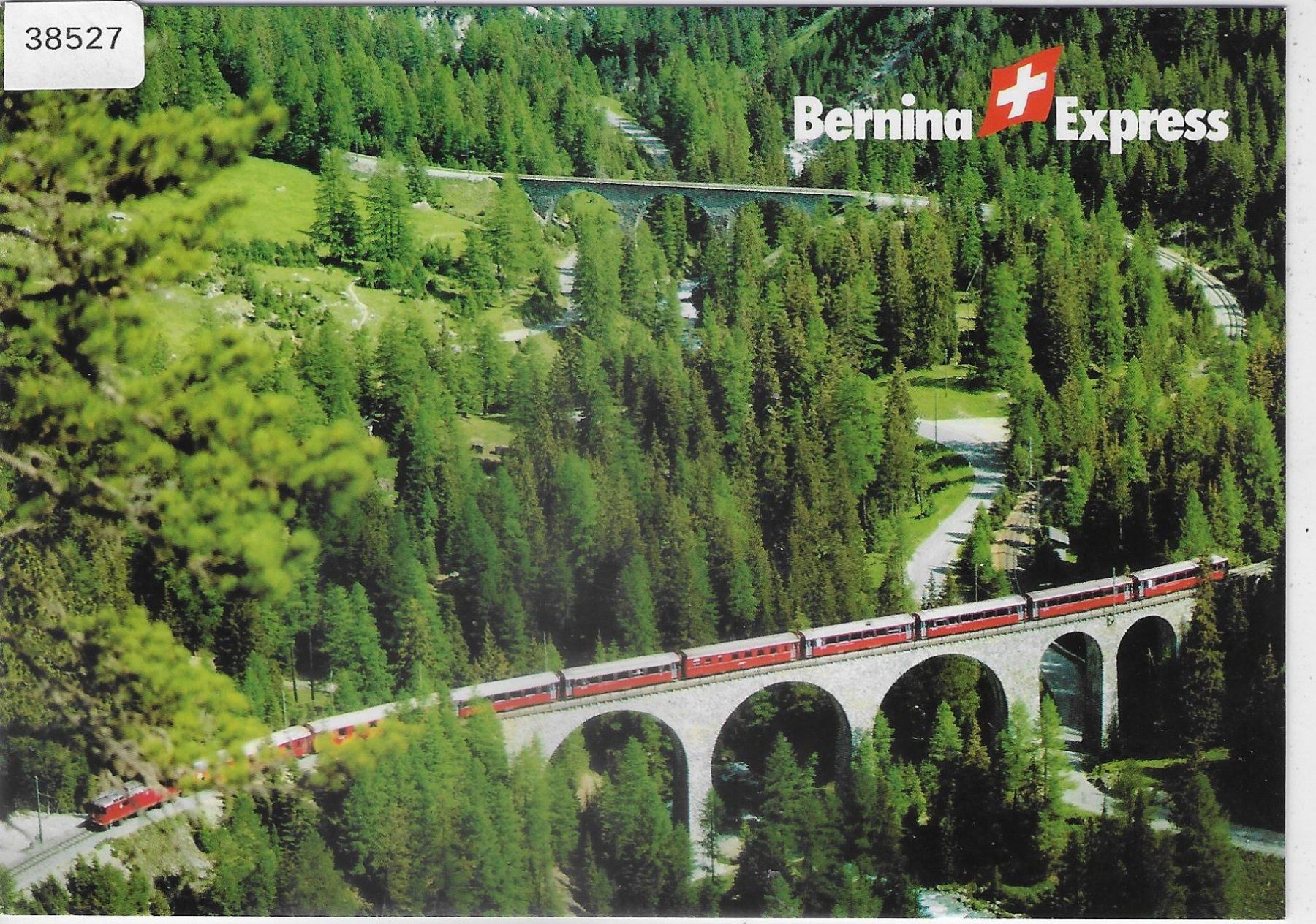 Cartoline postali: Bernina Express zwischen Bergün und Preda – Usato da Ettingen venduto da Kartenplanet