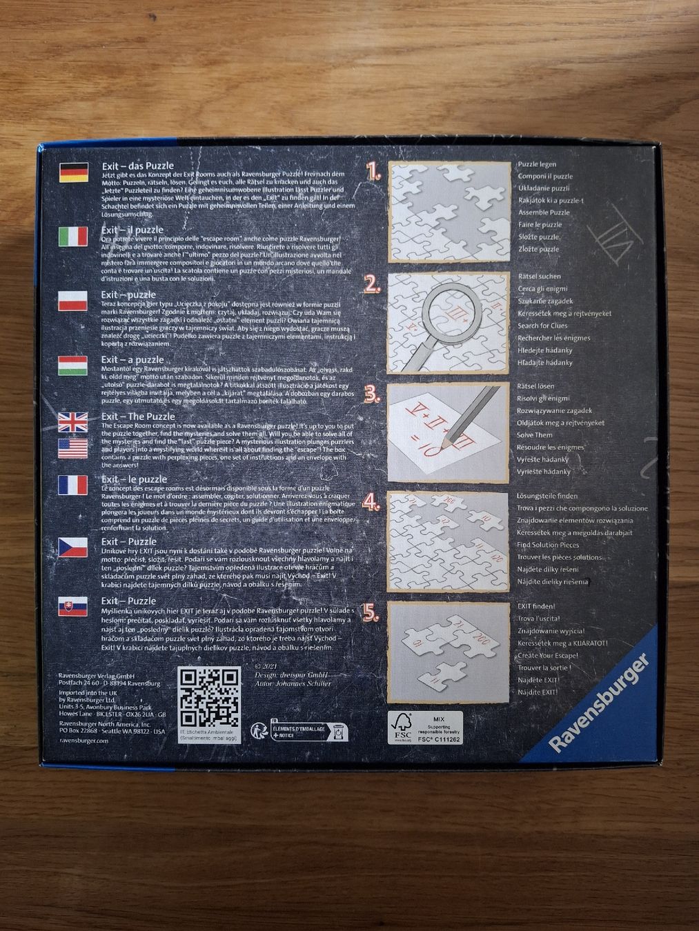 Ravensburger Puzzles: Ravensburger Exit Puzzle - Einhorn Wald – Gebraucht aus Zürich von Vordermannd86 1