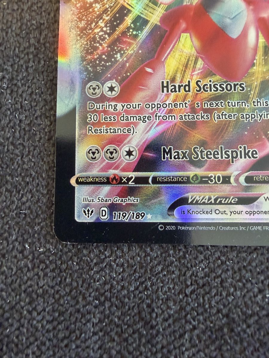 Pokémon Carte collezionabili: Pokémon Scizor VMAX 119/189 – Usato da Liestal venduto da arl_6tv7 1