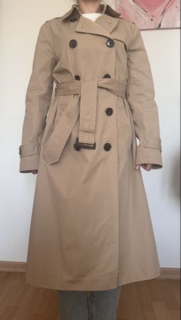 Trench-coat Massimo Dutti taille M beige, parfait pour l'aut