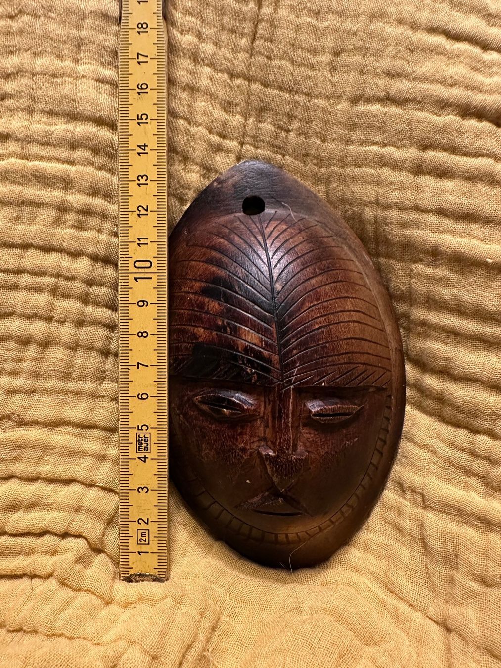 Arte internazionale: Antike afrikanische Stein-Maske, geschnitzt – Usato da Frauenfeld venduto da aluma14 4