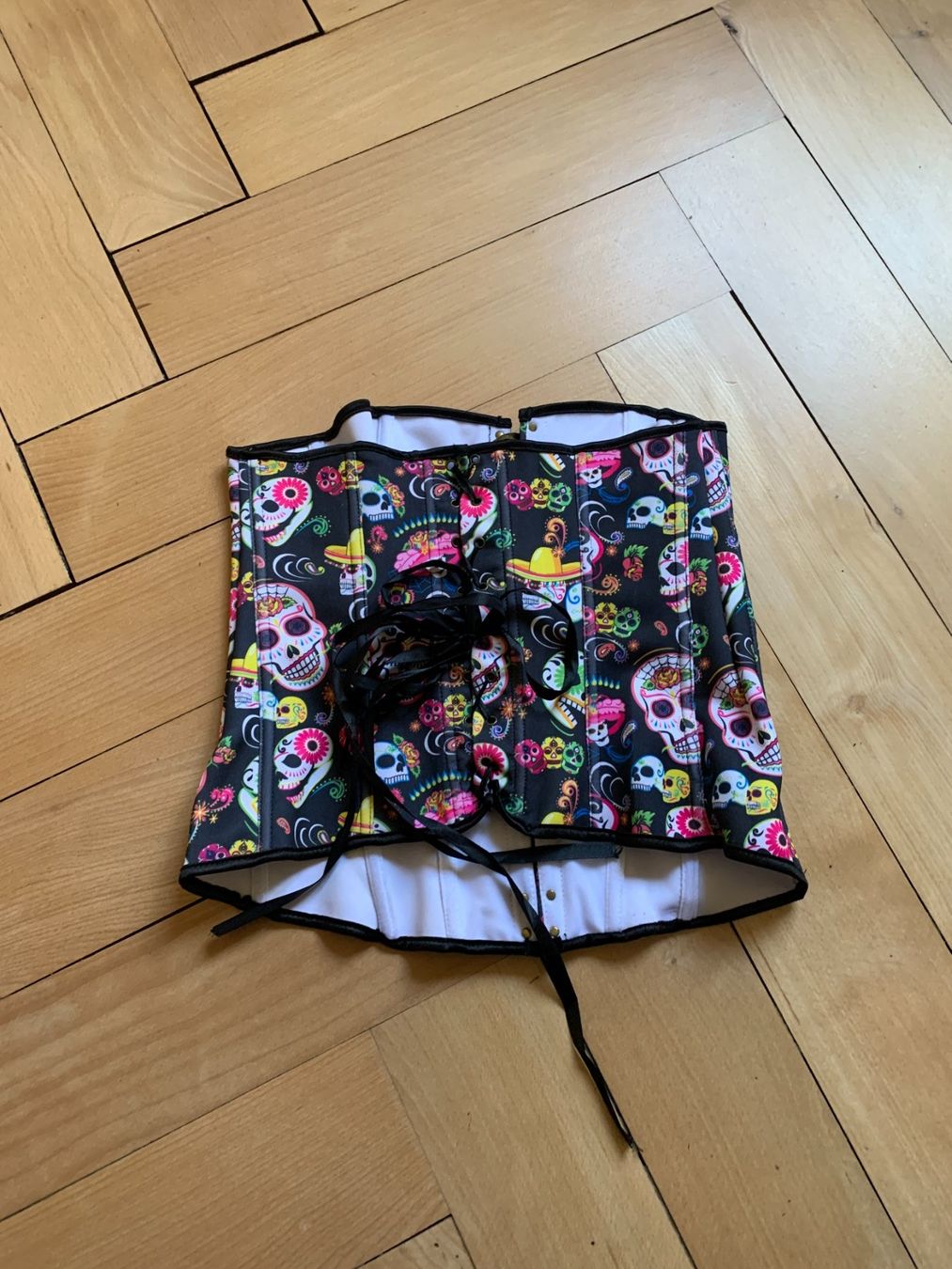 Tops: Corsage mit Totenköpfen - S – Gebraucht aus Zürich von Diazaio 2