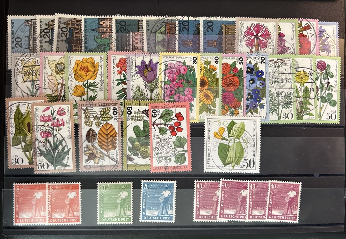 Tutti i francobolli: Kleine Sammlung Briefmarken Deutschland I – Usato da Bern venduto da mon_622y 2